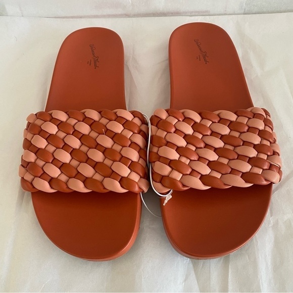 Women's Polly Woven Slide Sandals - Universal Thread™ Assorted Reds 8.5 - Picture 5 of 8